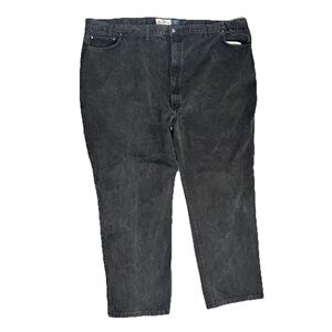 VTG Levi Strauss Signature 540 Relaxed Fit Denim Jeans Black Gray 58xL32 Cotton